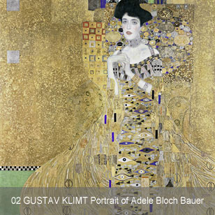 02 GUSTAV KLIMT Portrait of Adele Bloch Bauer