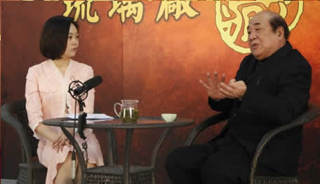 琉璃厂收藏文化节刘育新访谈现场